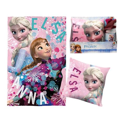 Disney Frozen Fleece Blanket & Cushion Set £18.99